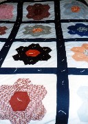Quilt that Mom (Julia (Judy) Kish Dorrough) gave to Bill, Norma Stout